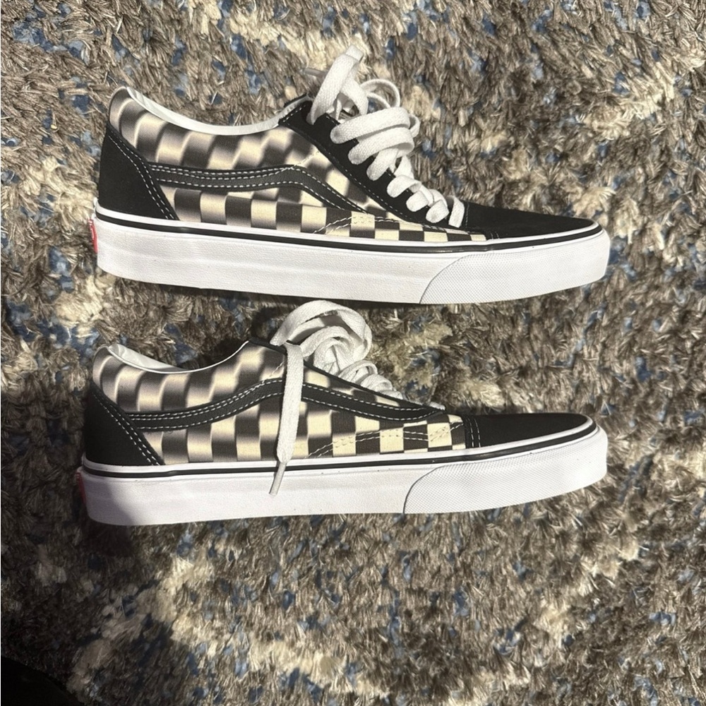 Vans Black and White Checkered Shoes